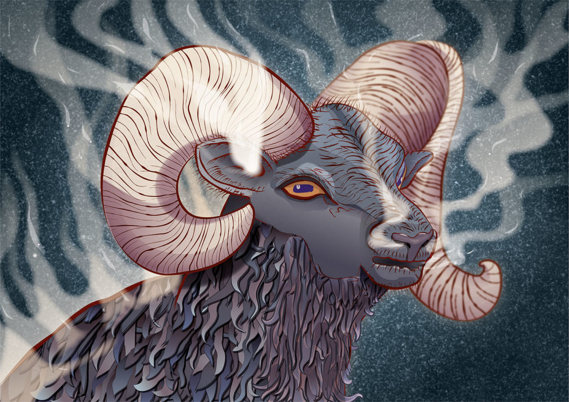 Digital Art: Aries, Adobe Illustrator