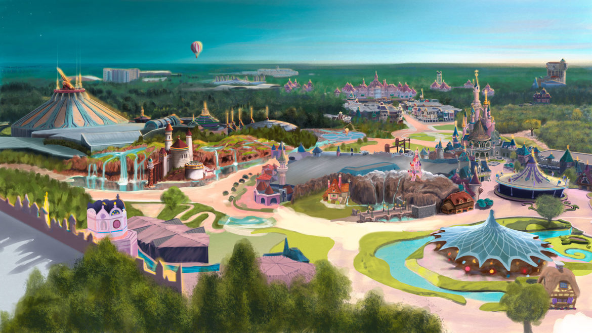 Digital Paint: Disneyland Paris, Visualisierung New-Fantasyland