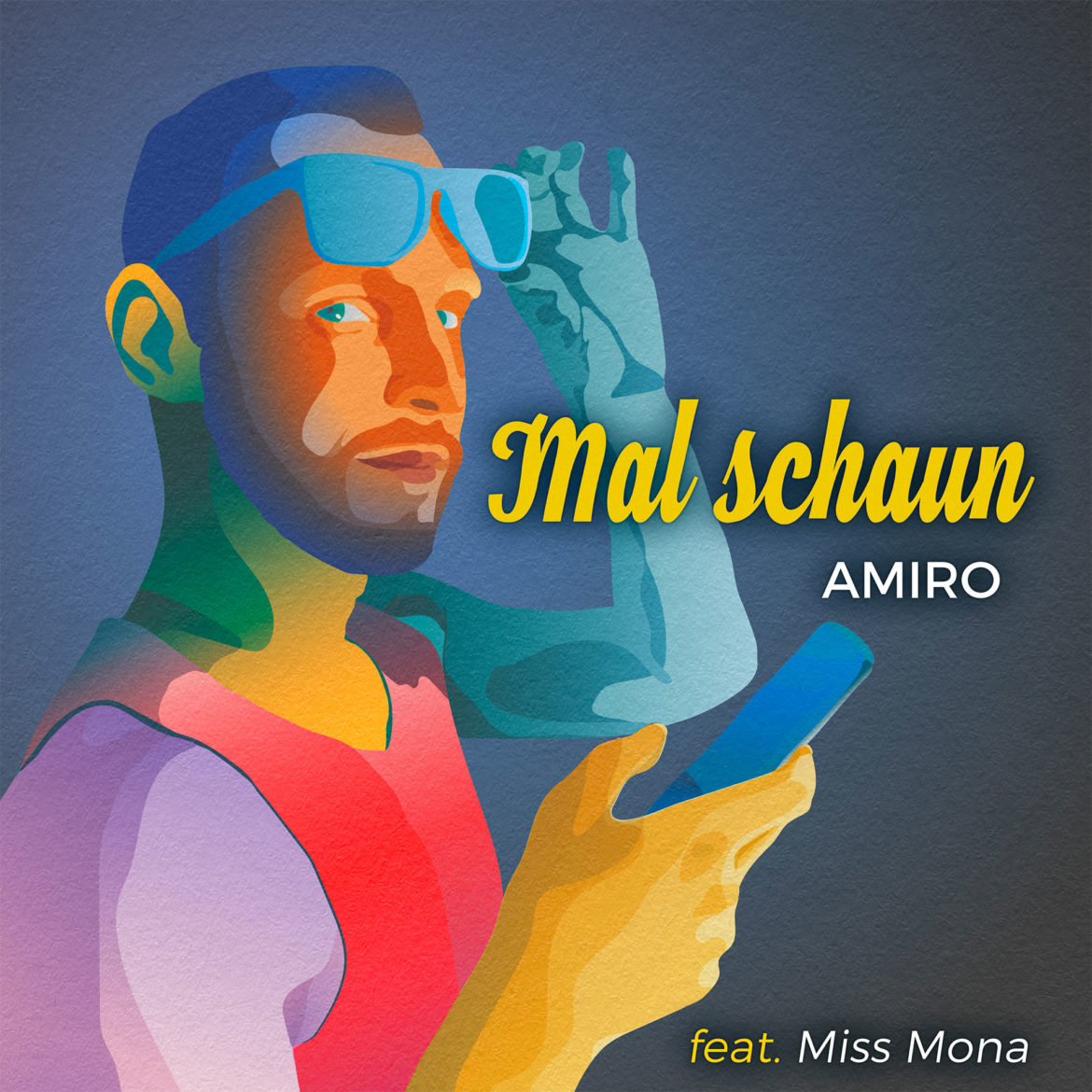 Album Cover: Mal Schaun, Amiro, Adobe Illustrator